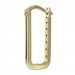 Silberdream GoldDream Creole Eckig Karree Ohrring 333er Gelbgold Echtschmuck GDO5691Y