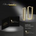 Silberdream GoldDream Creole Eckig Karree Ohrring 333er Gelbgold Echtschmuck GDO5691Y