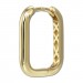 Silberdream GoldDream Creole Eckig Square Ohrring 333er Gelbgold Echtschmuck GDO5690Y