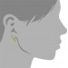 Silberdream GoldDream Creole Elegance Zirkonia Ohrring 333 Gelbgold Echtschmuck GDO5001Y