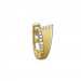 Silberdream GoldDream Creole Elegance Zirkonia Weiß Ohrring 333 Gold Echtschmuck GDO522WY
