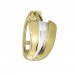 Silberdream GoldDream Creole Fächer Bicolor Ohrring 333 Gold Echtschmuck GDO5636T