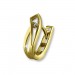 Silberdream GoldDream Creole Geschwungen Zirkonia Ohrring 333er Gold Echtschmuck GDO536WY