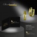 Silberdream GoldDream Creole Geteiltes Rechteck Zirkonia Ohrring 333er Gold GDO537WY