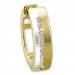Silberdream GoldDream Creole Glamour Line Zirkonia Ohrring 333 Gold Echtschmuck GDO5121T