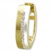Silberdream GoldDream Creole Glamour Line Zirkonia Ohrring 333 Gold Echtschmuck GDO5121T