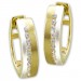 Silberdream GoldDream Creole Glamour Line Zirkonia Ohrring 333 Gold Echtschmuck GDO5121T