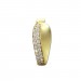 Silberdream GoldDream Creole Glamour Zirkonia Weiß Ohrring 333 Gold Echtschmuck GDO526WY