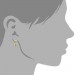 Silberdream GoldDream Creole Glamour Zirkonia Weiß Ohrring 333 Gold Echtschmuck GDO526WY