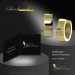 Silberdream GoldDream Creole Glanz 13mm Ohrring 333er Gelbgold Echtschmuck GDO5668Y