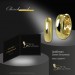 Silberdream GoldDream Creole Glanz 15mm Ohrring 333er Gelbgold Echtschmuck GDO5674Y