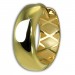 Silberdream GoldDream Creole Glanz 16mm Ohrring 333er Gelbgold Echtschmuck GDO5673Y