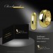 Silberdream GoldDream Creole Glanz 16mm Ohrring 333er Gelbgold Echtschmuck GDO5673Y