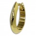 Silberdream GoldDream Creole Glanz Oval 15mm Ohrring 333er Gelbgold Echtschmuck GDO5675Y