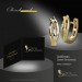 Silberdream GoldDream Creole Leaf Mit Zirkonia Ohrring 333er Gelbgold GDO5633Y