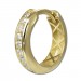 Silberdream GoldDream Creole Line Zirkonia Ohrring 333er Gelbgold Echtschmuck GDO5696Y