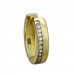 Silberdream GoldDream Creole Line Zirkonia Weiß Ohrring 333 Gelbgold Echtschmuck GDO528WY