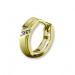 Silberdream GoldDream Creole Linie Zirkonia Weiß Ohrring 333 Gelbgold Echtschmuck GDO542WY