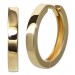 Silberdream GoldDream Creole massiv Glanz 19mm Ohrring 333er Gelbgold Echtschmuck GDO5659Y