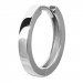 Silberdream GoldDream Creole Massiv Glanz 19mm Ohrring 333er Weißgold Echtschmuck GDO5659J