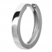 Silberdream GoldDream Creole Massiv Glanz 20mm Ohrring 333er Weißgold Echtschmuck GDO5658J