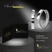Silberdream GoldDream Creole Massiv Glanz 20mm Ohrring 333er Weißgold Echtschmuck GDO5658J