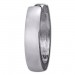 Silberdream GoldDream Creole Matt Ohrring 333er Weißgold Echtschmuck Unisex GDO5051M