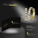 Silberdream GoldDream Creole Mit Weißen Zirkonia Ohrring 333er Gelbgold GDO5628Y