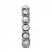 Silberdream GoldDream Creole Mit Weißen Zirkonia Ohrring 333er Weißgold GDO5628J