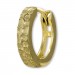 Silberdream GoldDream Creole Muster 13mm Ohrring 333er Gelbgold Echtschmuck GDO5663Y