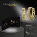 Silberdream GoldDream Creole Muster 13mm Ohrring 333er Gelbgold Echtschmuck GDO5663Y
