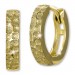 Silberdream GoldDream Creole Muster 13mm Ohrring 333er Gelbgold Echtschmuck GDO5663Y