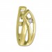 Silberdream GoldDream Creole Open Oval Zirkonia Ohrring 333 Gold Echtschmuck GDO5622Y