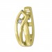 Silberdream GoldDream Creole Open Oval Zirkonia Ohrring 333 Gold Echtschmuck GDO5622Y