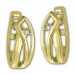 Silberdream GoldDream Creole Open oval Zirkonia Ohrring 333 Gold Echtschmuck GDO5622Y