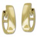 Silberdream GoldDream Creole Plain Ohrring 333 Gold Echtschmuck GDO5631Y
