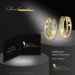 Silberdream GoldDream Creole Plain Zirkonia Ohrring 333 Gold Echtschmuck GDO5634Y