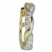 Silberdream GoldDream Creole Ranke Zirkonia Ohrring 333 Gelbgold Echtschmuck GDO5041Y