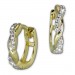 Silberdream GoldDream Creole Ranke Zirkonia Ohrring 333 Gelbgold Echtschmuck GDO5041Y