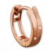 Silberdream GoldDream Creole Rose 333 Roségold Ohrring Echtschmuck GDO5111E