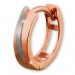 Silberdream GoldDream Creole Rose 333 Roségold Ohrring Echtschmuck GDO5111E