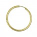 Silberdream GoldDream Creole Schliff 40mm Ohrring 333 Gelbgold Echtschmuck GDO0014Y