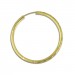 Silberdream GoldDream Creole Schliff 40mm Ohrring 333 Gelbgold Echtschmuck GDO0014Y