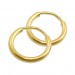 Silberdream GoldDream Creole Simply 13mm Ohrring 333 Gelbgold Echtschmuck GDO00013Y