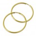Silberdream GoldDream Creole Simply 40mm Ohrring 333 Gelbgold Echtschmuck GDO0004Y