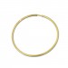 Silberdream GoldDream Creole Simply 50mm Ohrring 333 Gelbgold Echtschmuck GDO0005Y