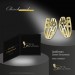 Silberdream GoldDream Creole Stripes Oval Zirkonia Ohrring 333 Gold Echtschmuck GDO5625Y