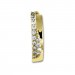 Silberdream GoldDream Creole Tiny Zirkonia Weiß Ohrring 333 Gold Echtschmuck GDO543WY