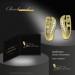 Silberdream GoldDream Creole Turned Oval Zirkonia Ohrring 333 Gold Echtschmuck GDO5623Y