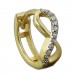 Silberdream GoldDream Creole Unendlich Zirkonia Ohrring 333 Gelbgold Echtschmuck GDO5131Y